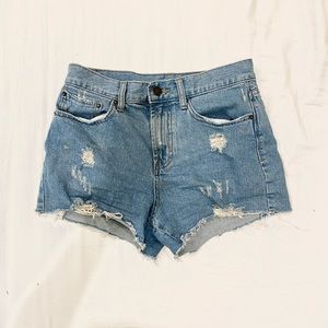 Denim shorts